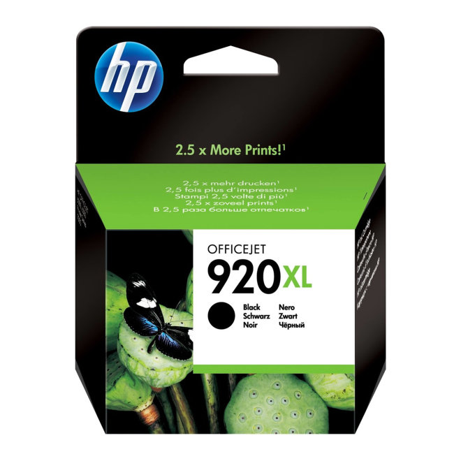 HP 920XL High Yield Black Original Ink Cartridge [CD975AE#BGX]