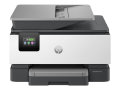 Copy elcteonic vam predstavlja Printer HP OfficeJet Pro 9120e Multifunkcijski InkJet. Na fotografiji je crno bijeli printer. Vidi se prednja strana. Sa lijeve strane je display u boji.