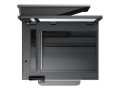 Copy elcteonic vam predstavlja Printer HP OfficeJet Pro 9120e Multifunkcijski InkJet. Na fotografiji je slika printera iz ptičije perspektive. Otvoren je poklopac za skeniranje.
